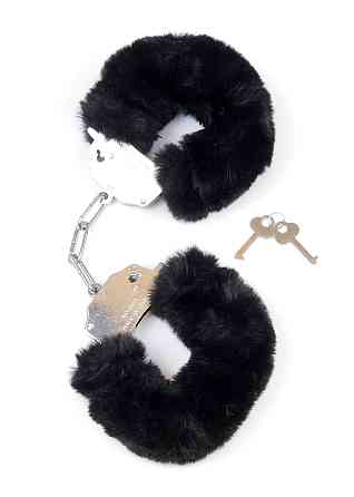 Наручники - Fetish Boss Series Furry Cuffs Black Sex Aura Київ