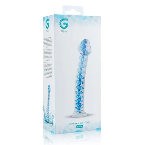 Скляний дилдо Gildo Glass Dildo No. 4, для точки G та простати Львів