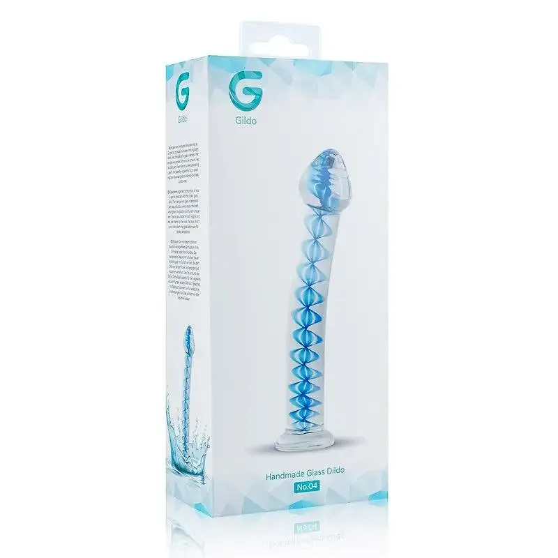 Скляний дилдо Gildo Glass Dildo No. 4, для точки G та простати Львів - фото 4