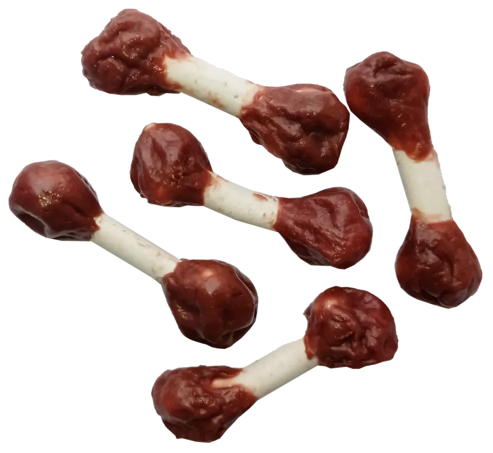 Ласощі для собак гантельки з м'яса курки 250 г Вінниця - фото 1