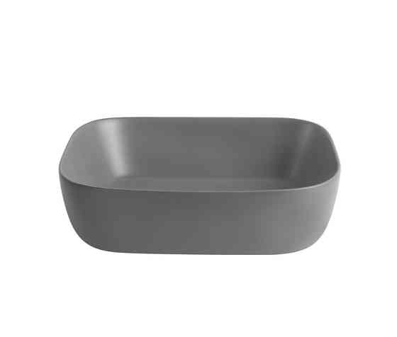 Раковина накладна Mixxus Premium DIVERSE-0116 GRAY 455x330x135mm   ( MP6651 ) 29236 Харків