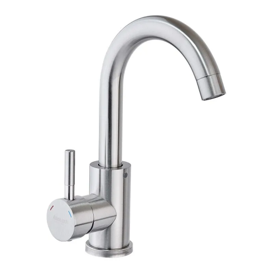 Смеситель Armata SUS-001-C из нержавеющей стали для умывальника (CH6181) Харьков