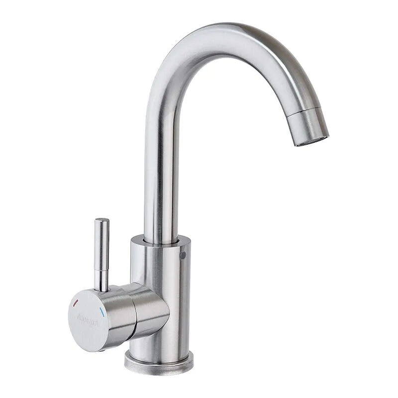 Смеситель Armata SUS-001-C из нержавеющей стали для умывальника (CH6181) Харьков - изображение 1