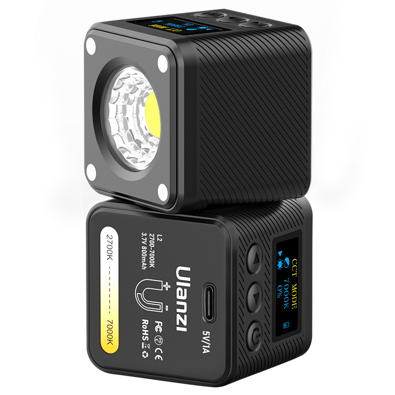 Відеосвітло Ulanzi L2 Bi-color COB Vedio Light, IP6, 5W, Black (3051) Київ - фото 8