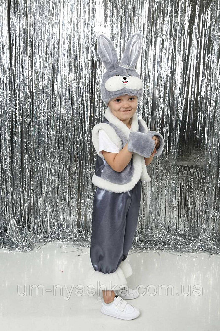 Детский карнавальный костюм зайца серого Заяц серый Кривой Рог - изображение 5