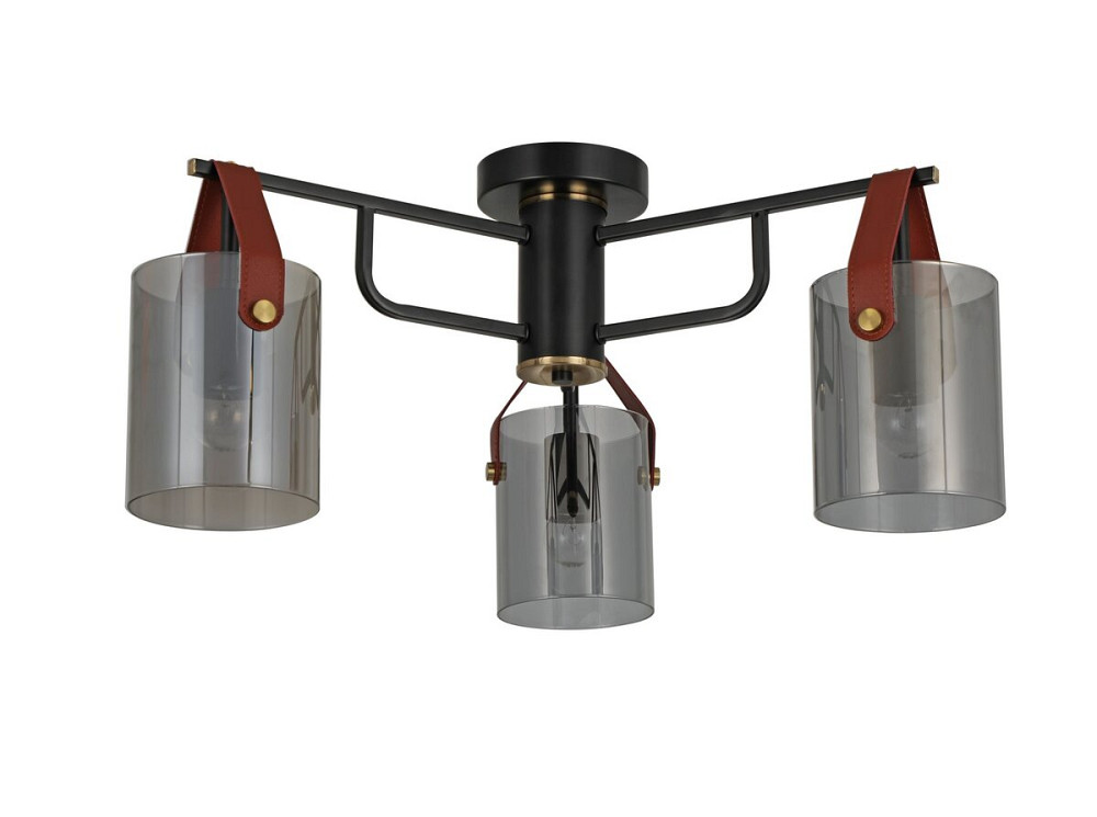 VALESO Люстра в стилі лофт на 3 плафони G 321036/3 Copper+Matt black Коломыя - изображение 2