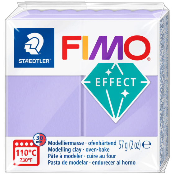 Пластика для бижутерии Soft Сиреневая пастельная 57г Fimo Киев