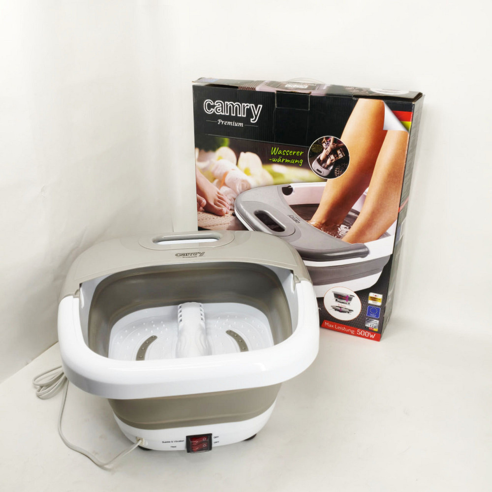 Массажная ванночка для ног Camry CR 2174 складной массажер для стоп с подогревом 500 Вт вибрационный массаж HA-59 Львов - изображение 6