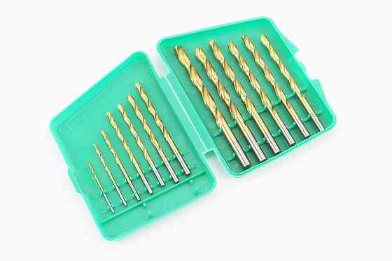 Набір свердел по металу 13шт D-1,5/2/2,5/3/3,2/3,5/4/4,5/4,8/5/5,5/6/6,5мм HSS TiN 11-1305 Київ