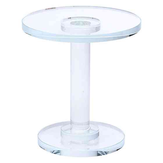 Тортівниця скляна на ніжці 12×13.5 см кругла стійка для торта, капкейків HP-4-69L Київ