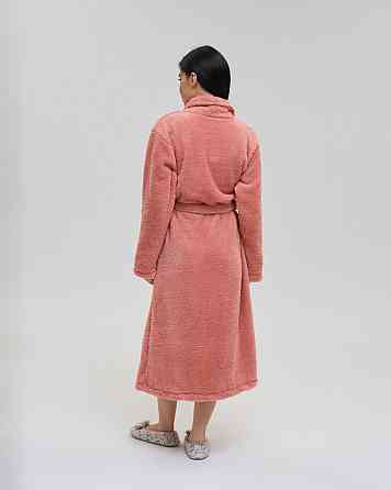 Теплий однотонний жіночий халат Nicoletta Queen — Велюрсофт 94118 M Київ