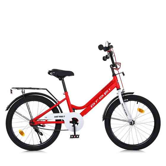 Велосипед дитячий MB 20031-1, 20 дюймів, червоно-білий Вінниця