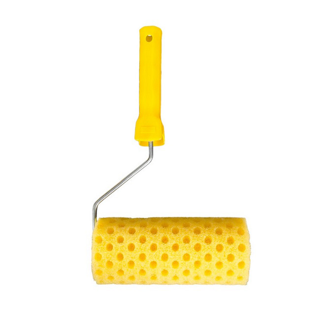 MASTERTOOL Валик малярський структурний MASTERTOOL Moltopren Decor Peas 80/180 мм Ø 6 мм з ручк Київ - фото 4