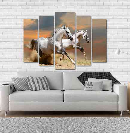Модульна картина Природа Коні Art-79_5 Київ