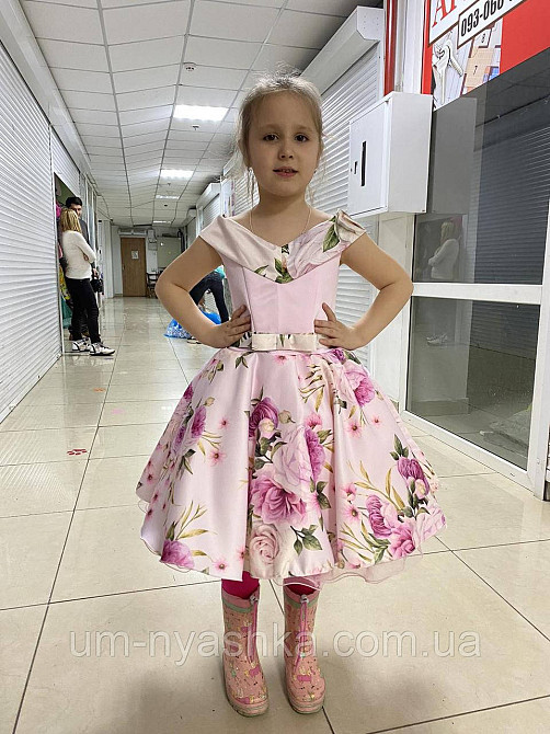 Святкова сукня з квітами в ретро стилі "Стиляги" Кривий Ріг - фото 6