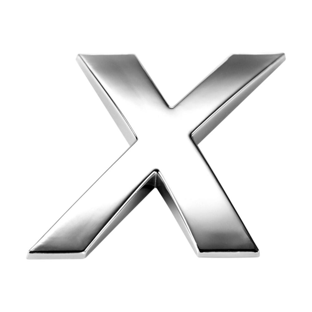 Наклейка 2 см Літера X Київ - фото 1