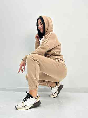 Жіночий утеплений костюм спортивний "WhyNot" оптом I Норма і батал Капучіно, 46-48 Київ