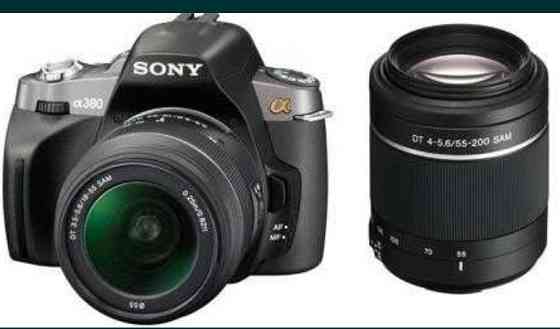 Фотоапарат: SONY ALPHA DSLR-A380 18-55mm. 55-200 kit. Харків