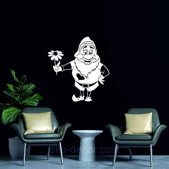 Декоративное настенное Панно «Гномик», Декор на стену 70*66 см Киев