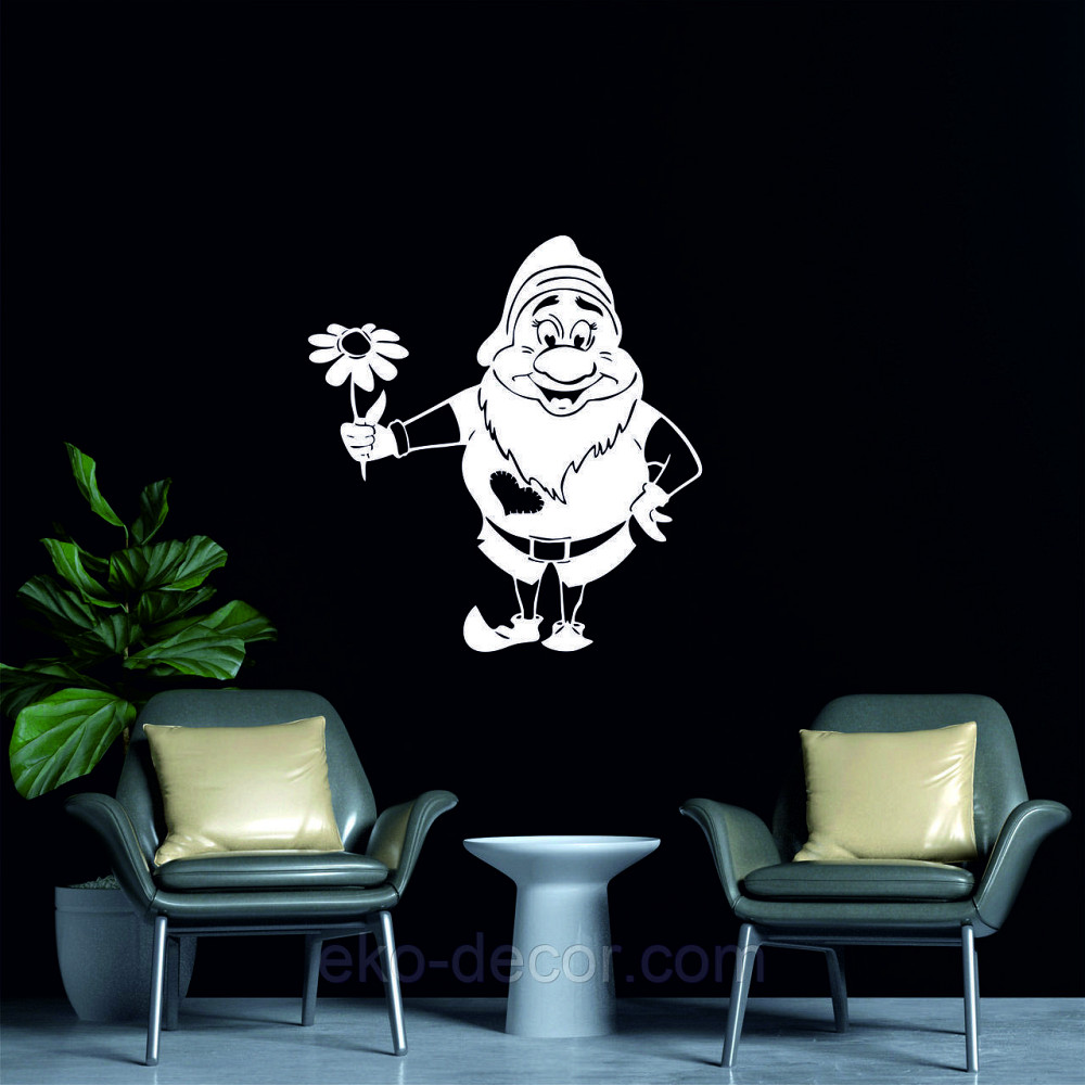 Декоративное настенное Панно «Гномик», Декор на стену 70*66 см Киев - изображение 4