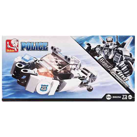 Дитячий конструктор Поліцейська серія Police SLUBAN M38-B0635-1, 73 деталі Вінниця