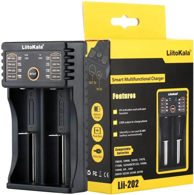 Зарядное устройство LiitoKala Lii-202 Полтава - изображение 1