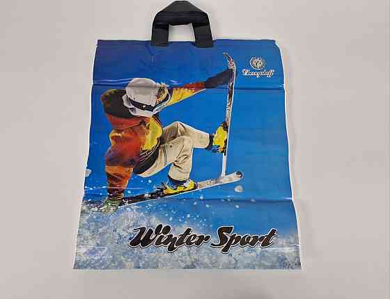 Пакет із петльовою ручкою 40*45(65 мкм) Н.Год "Спорт" Ренпако (25 шт.) Харків