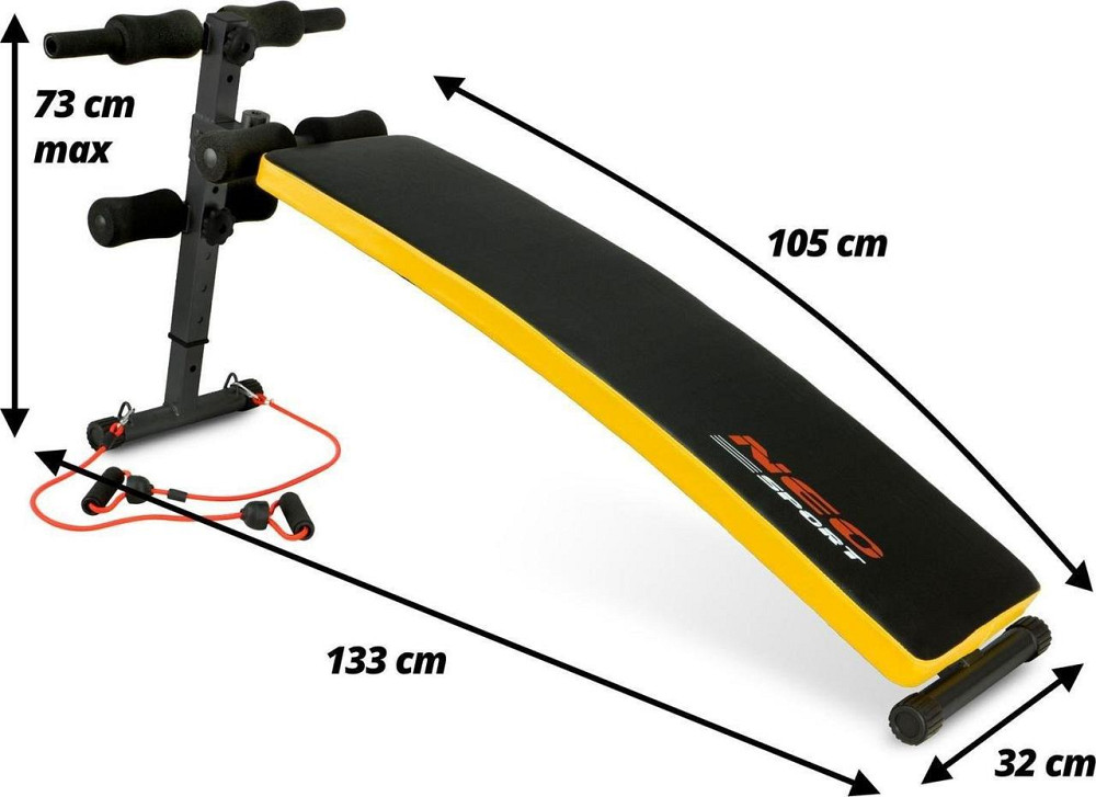 Лава похила NEO-SPORT NS-08G з еспандерами Київ - фото 10