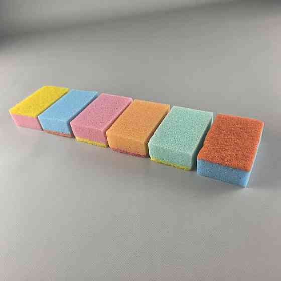 Губка кухонна для посуду 5+1 шт Stella (Супер Торба) (1 пачка) Харків