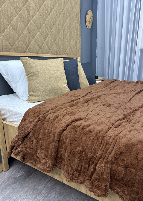 Плед-покривало 200х230 см (+-5см) Карамельний (87-237) Київ - фото 7