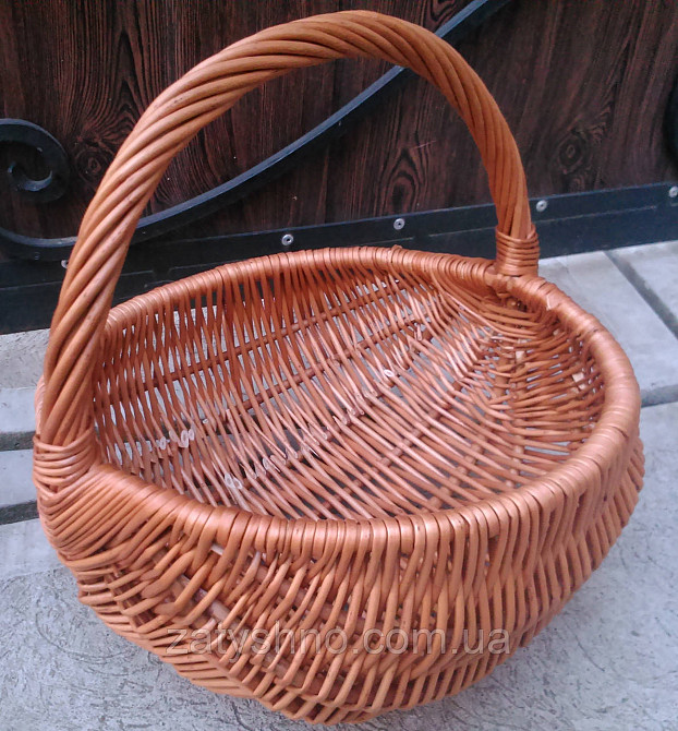 Удобная базарная корзина плетеная Киев - изображение 5