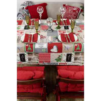 Скатерть Прованс Merry Christmas 180x132 см (4823093451421) Винница