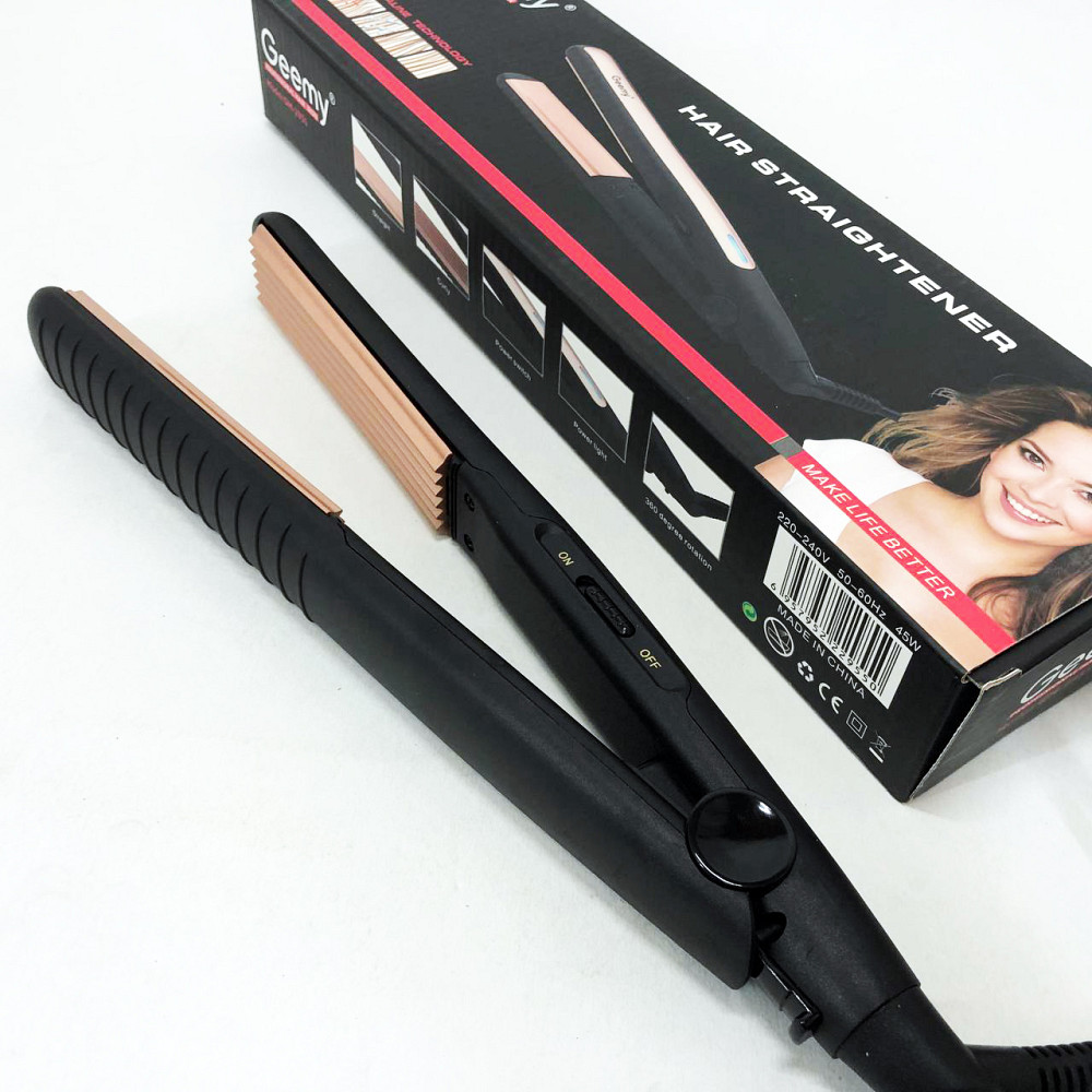 Праска-випрямляч потужна Gemei GM-2955W, Праска для догляду за волоссям, Випрямляч праска щипці FY-10 Івано-Франківськ - фото 7