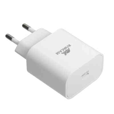 Зарядное устройство RivaCase 1xUSB Type-C PD 20 Вт кабель Type-C white (PS4101 WD4 (White)) Винница
