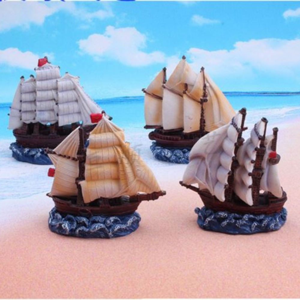 Декоративная фигурка Парусник для флорариума, моссариума, аквариума, мини-сада, рокария, микроландшафта, вазон 4 Одесса - изображение 2