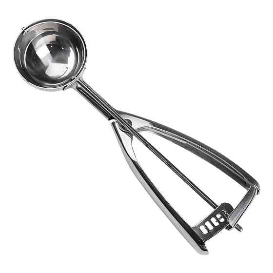 Zhongjing Кругла ложка для морозива 21×6.5×3.5 см з нержавіючої сталі HP-19-20-5.4x21.3CM Київ