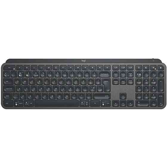 Клавіатура бездротова Logitech MX Keys Advanced for Business Wireless Illuminated UA Graphite Сірий Харків