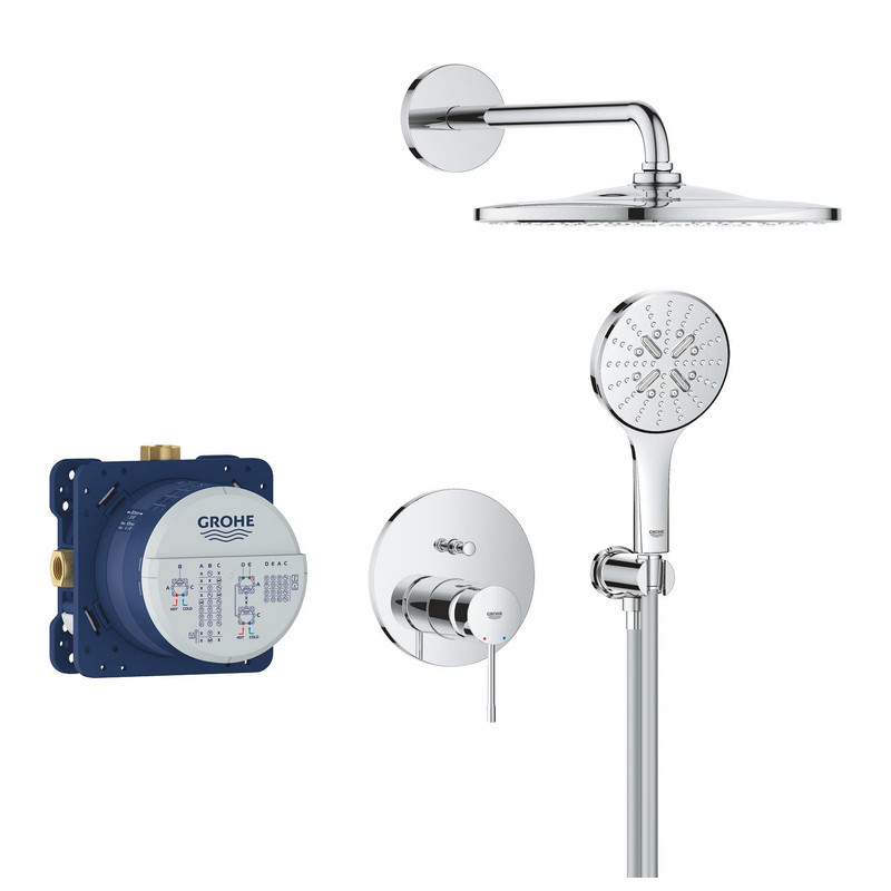 Скрытая душевая система Grohe Essence из Rainshower Mono 310 (25287000) Киев - изображение 4