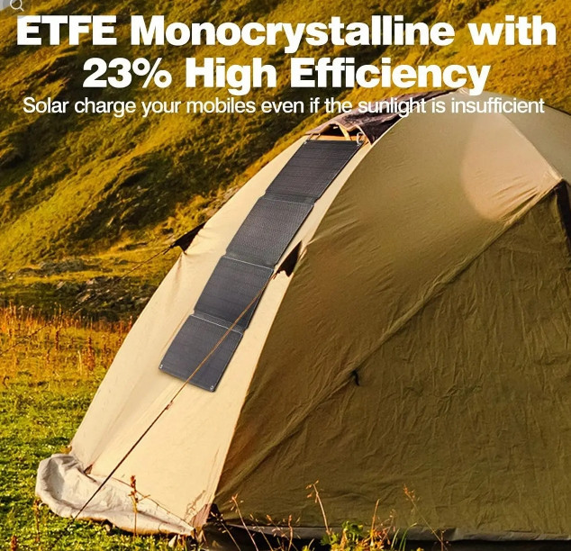 Солнечная панель Solar panel IP67 30W 2xUSB (PD) выхода (BS-030) Винница - изображение 7