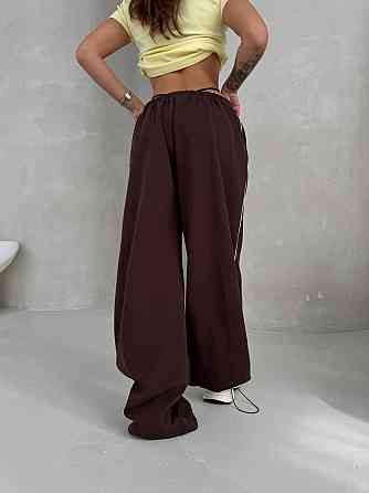 Жіночі стильні оверсайз штани-джогери двонитка Одеса