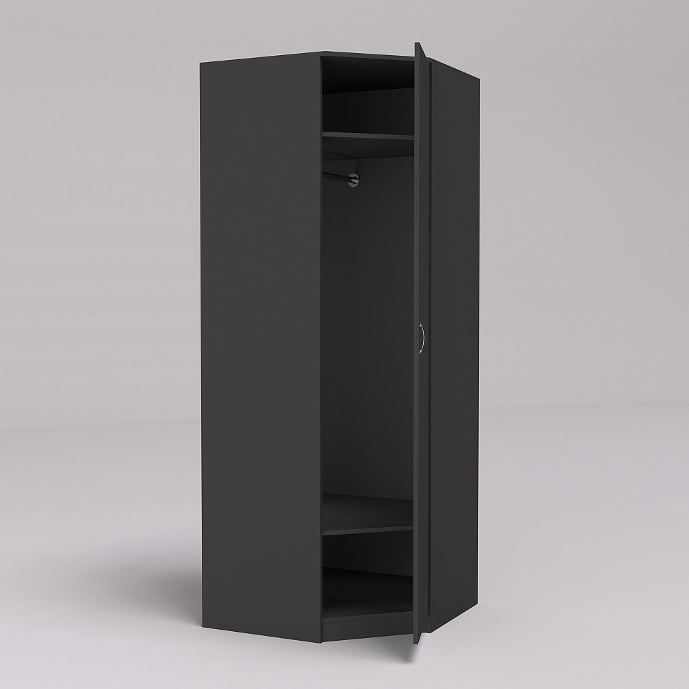 Тумба офісна F-2 кутова, Антрацит, 800/800/2100 Львів - фото 2