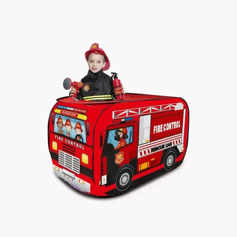 синяя Полицейский автобус Детская игровая палатка TK Group TENT 110 х 70 х 70 см в сумке Коломыя - изображение 8