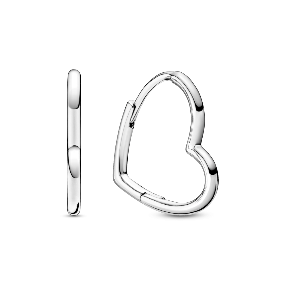 Срібні сережки   "Асиметричні серця" 298307C00 MasterSem Київ - фото 1