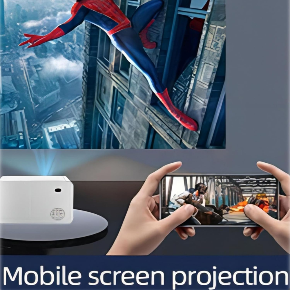 Мини-проектор WOOPKER WP-P2 Full HD 1920×1080, 4K, HDMI, USB, Wi‑Fi 2,4/5 ГГц, Bluetooth 5.0, CN-версия Киев - изображение 8