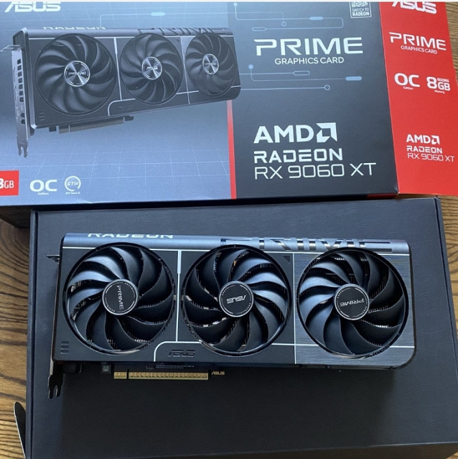 Гарантия! Новая Видеокарта Asus Prime RX 9060 XT 8GB. Киев - изображение 3