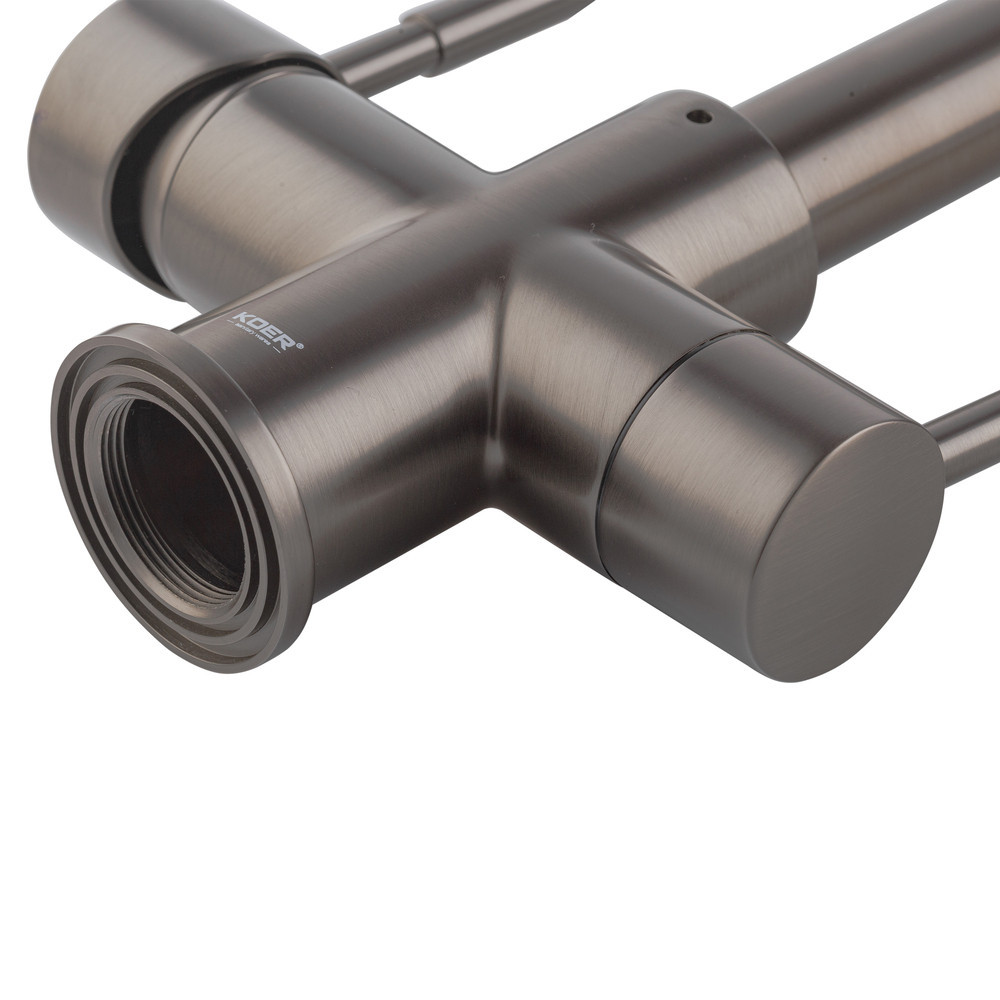 Кухонный смеситель Koer KB-72025-07 с питьевой водой и пружинным изливом (KR5016) Харьков - изображение 8