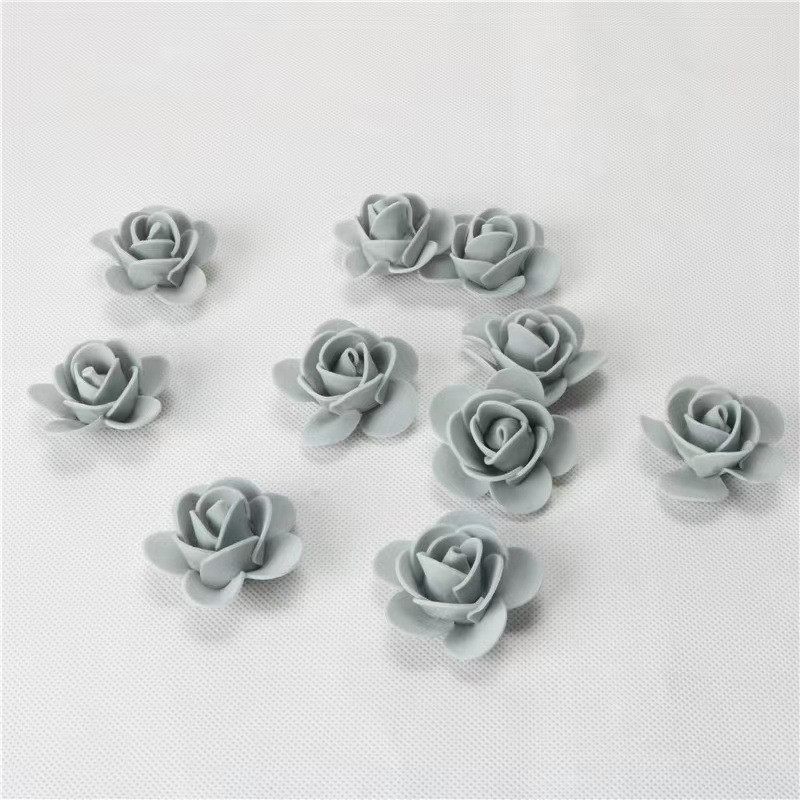 Маленькі квіточки для декору 50 штук 3 см сірий Київ - фото 2