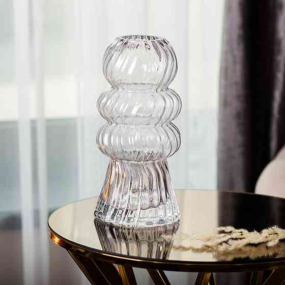 Стеклянная ваза высотой 24,5 см Киев