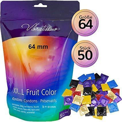 Презервативы - Vibratissimo XX ... L Fruit Color, 64 мм, 50 шт. Sex Aura Киев - изображение 1