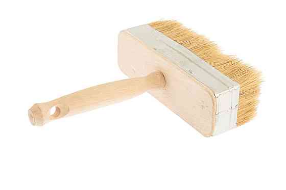 MASTERTOOL Макловиця MASTERTOOL 150×50 мм натуральна щетина з дерев'яною ручкою 91-9215 Коломыя